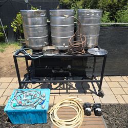 Professional Home Brewing /Fermentation Production System – Stainless Equipment, Pumps, Valves, Cook