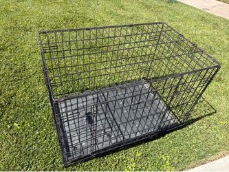 Dog Carrier Crate 2 Doors (30w x 20h x 19d inch)