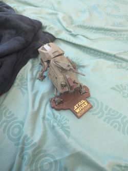 Star Wars Action Fleet Galactic Republic AT-TE Walker 2002 Micro Machines Galaxy