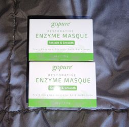 pair of 4 Oz. goPure Restorative Enzyme Masque new in box *** retails for $30 each ***