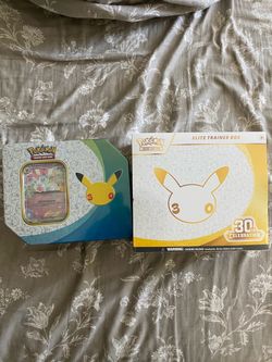 Pokémon TCG 30th Celebration Elite Trainer Box & Sylveon Tin