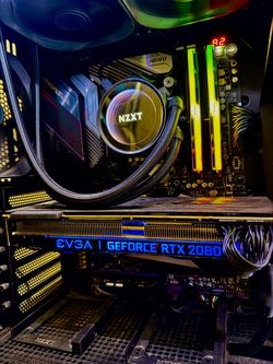 Complete High-End Gaming PC Setup - EVGA RTX 2080 Ti, i9-9900K, 240Hz Monitor, Desk & Chair!