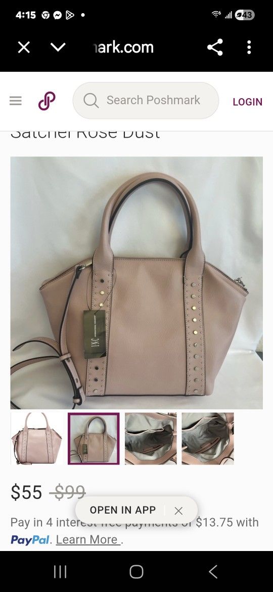 Inc International Concept Satchel Purse