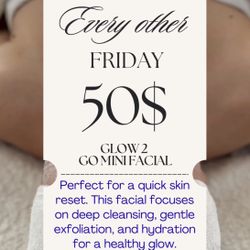 $50 Custom Facial – Select Fridays (Women Only