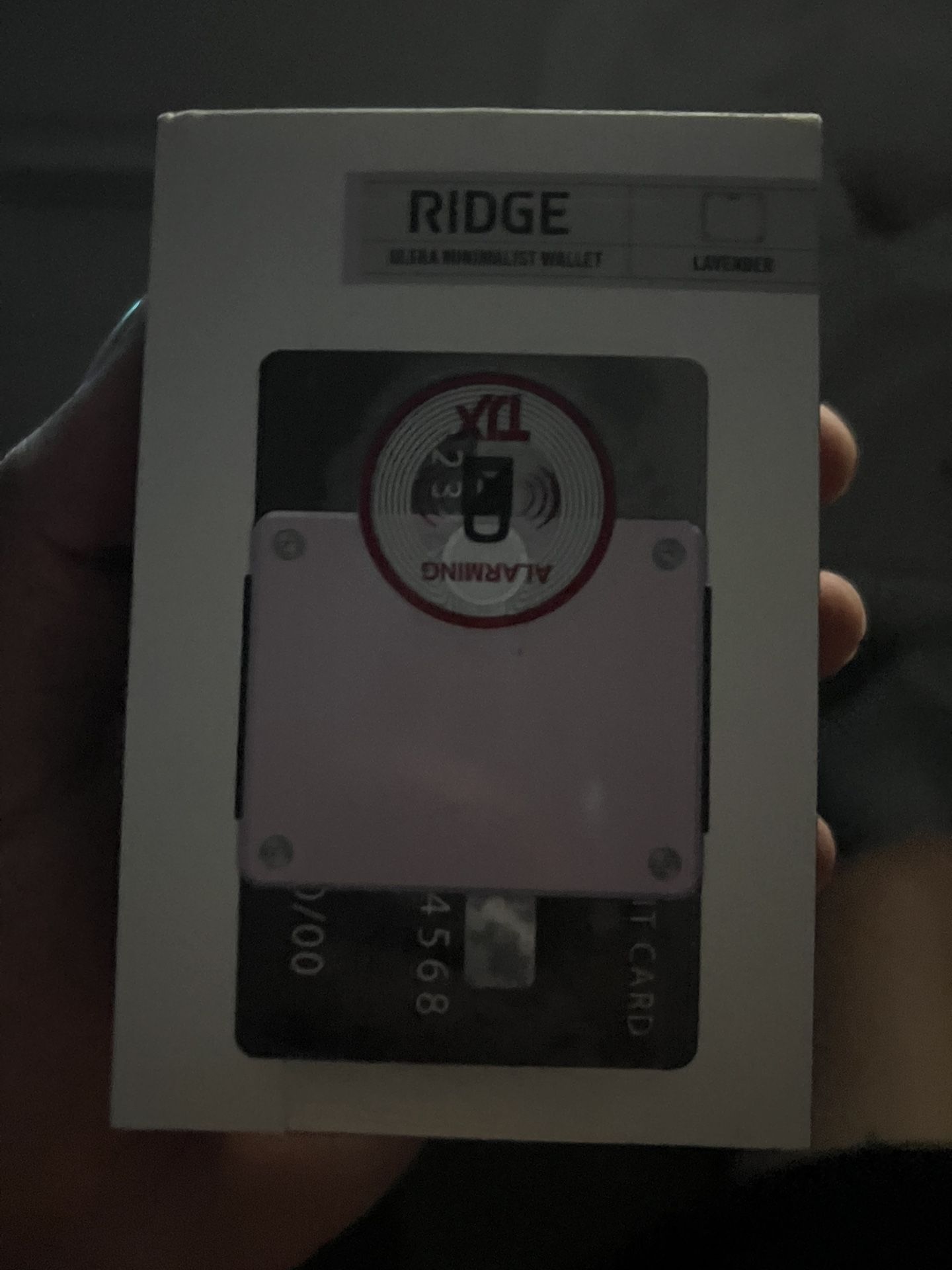 Ridge Lavender Color Small Pocket Wallet Brand New 