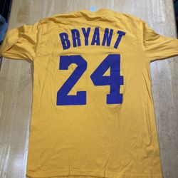 Kobe Bryant 1(contact info removed) Los Angeles Lakers Jersey Long Sleeve Shirt SZ M 18pit2pit