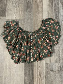 Flower crop top