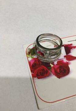 Wedding Ring Genuine Silver Size 12