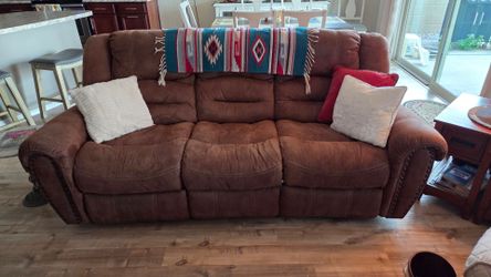 Leather couch