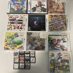 nintendo ds and 3ds game lot 