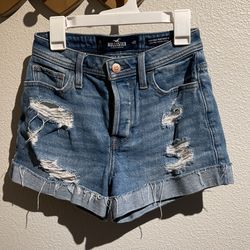 Hollister Denim Shorts 00 W23/3”
