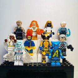 Comic Book X-Men Minifigures Set | New Custom LEGO Compatible Toys