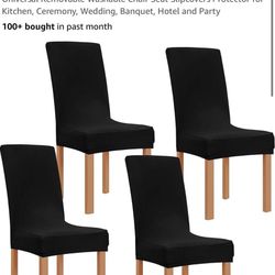 Black Chair Covers (4)