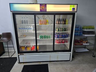 True Three Door Refrigerator