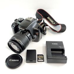 Canon Rebel T3 Camera with 18-55mm Lens, Battery,Charger And Case - TESTED 