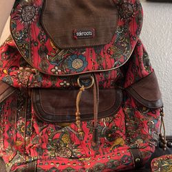 Sakroots backpack and wallet