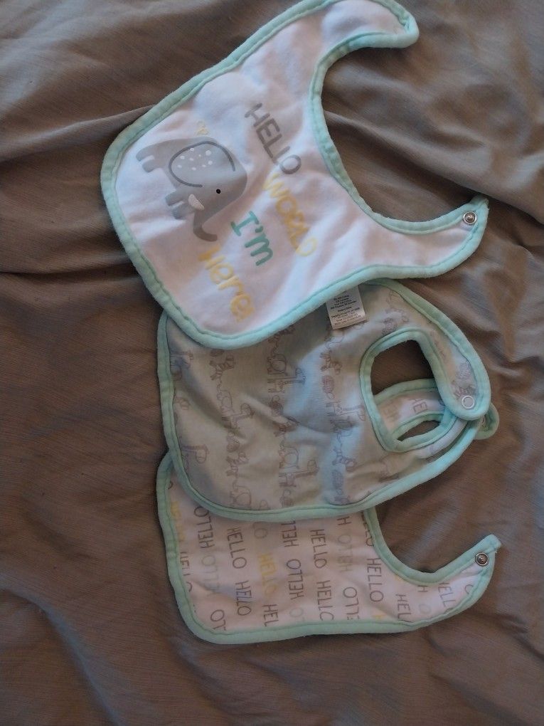 Baby Bibs Never Used Newborn