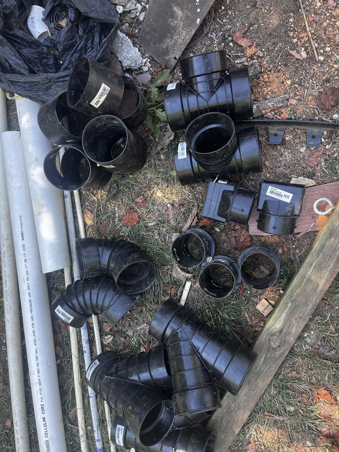 New 4” Plumbing Attachments