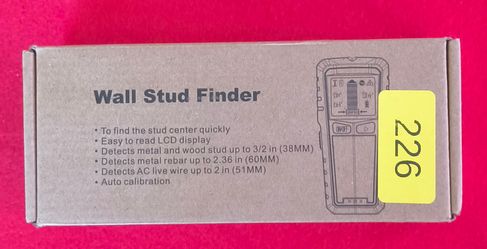 5-in-1 Electronic Wall Stud Finder & Scanner (New in Box)