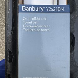 Moen Banbury 24-inch towel bar brushed nickel 