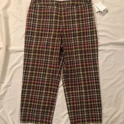 NWT LIZ GOLF AUDRA CROPPED PANTS SIZE 12 P
