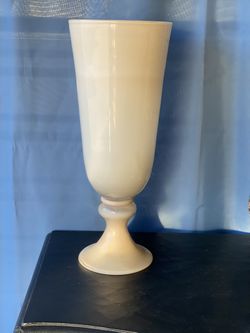 Tall Opaque Vintage Vase. Great Condition, No Markings