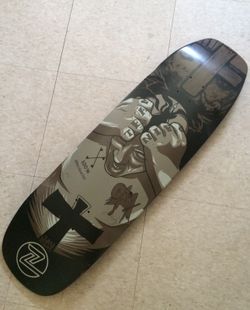 Z-Flex Jay Adams Pro Model Zipperhead Skateboard Deck W/Grip Tape