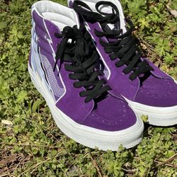 7.5 Purple Vans Like New 