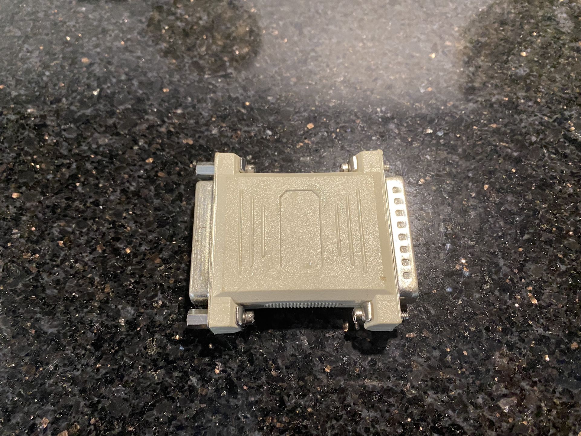 Null Modem Adapter RS232 DB-25 Male to DB-25 Female