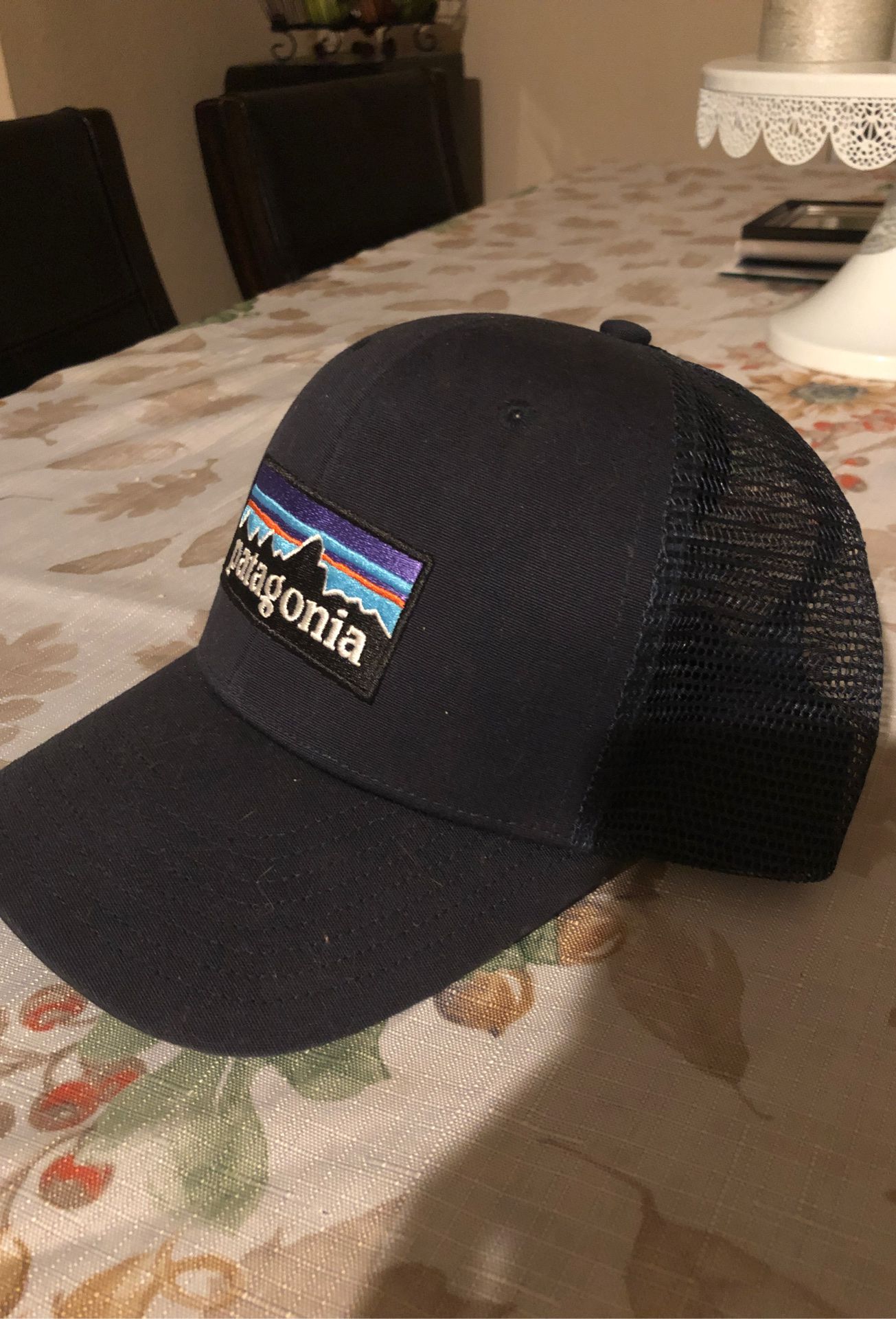 Patagonia trucker hat navy blue