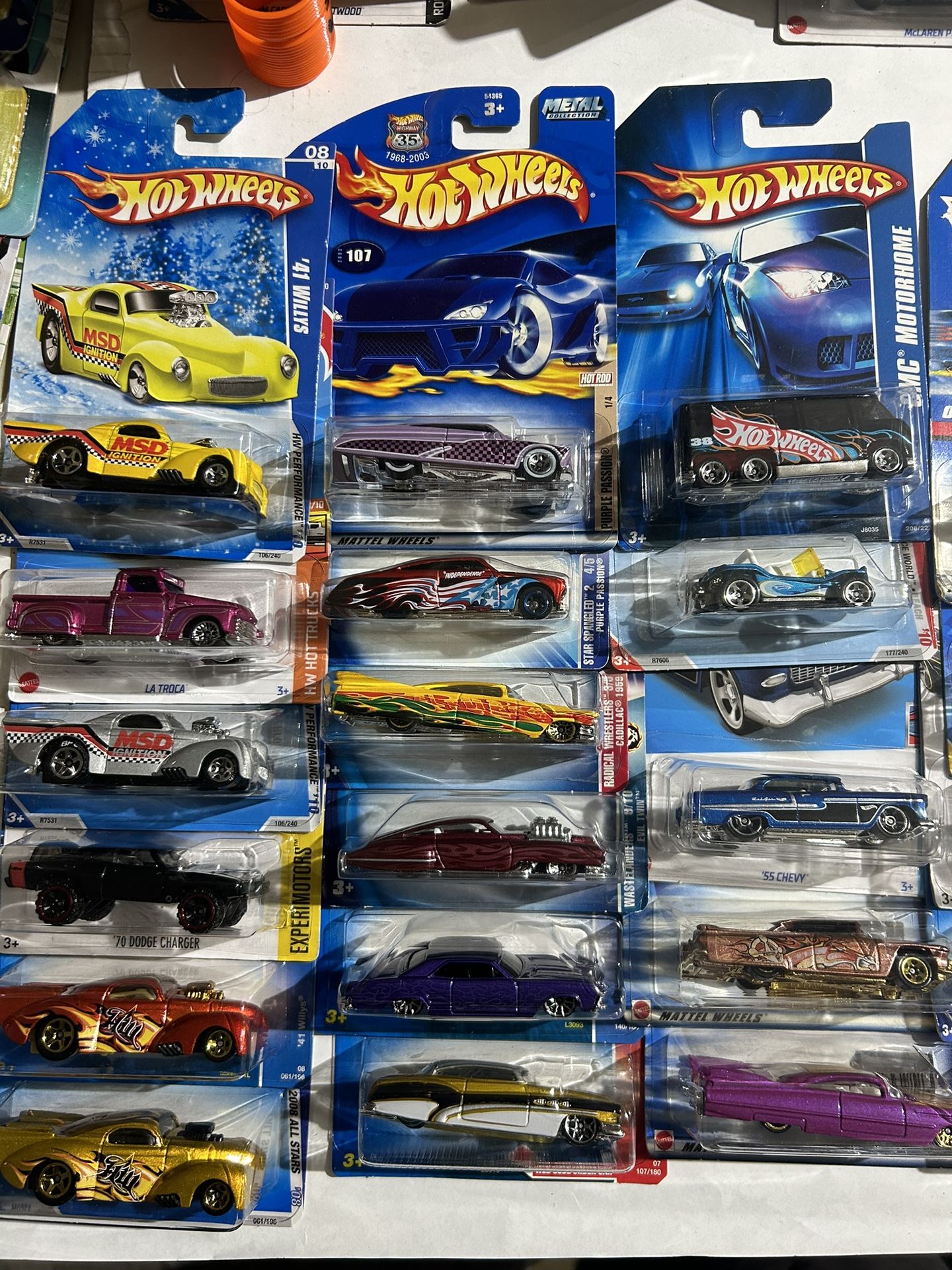 Hotwheels Blue Cards, First Editons Etc.
