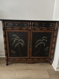 Palm Tree Storage Cabinet