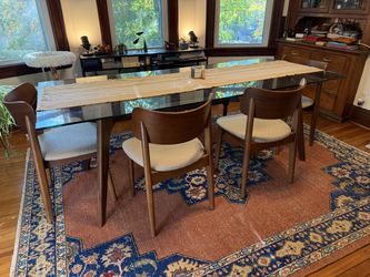 Joybird Hesse Glass Dining Table