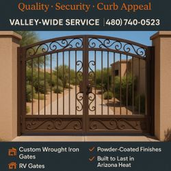 All New Available  ✅Rv Gates ✅Rolling/Sliding  ✅Double Swing  ✅Composite Wood ✅Regular Wood•All Metal  ✅Custom •Standard ✅Demo•Masonry