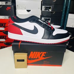 AIR JORDAN 1 RETRO LOW OG (Black Toe 2023) [ 7.5, 8.5, 10.5, 11.5, 12  & 13 Men’s]