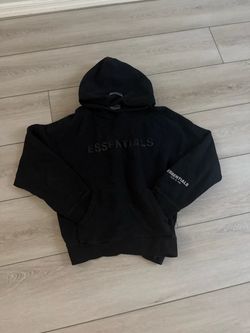 Black Essentials Hoodie XL