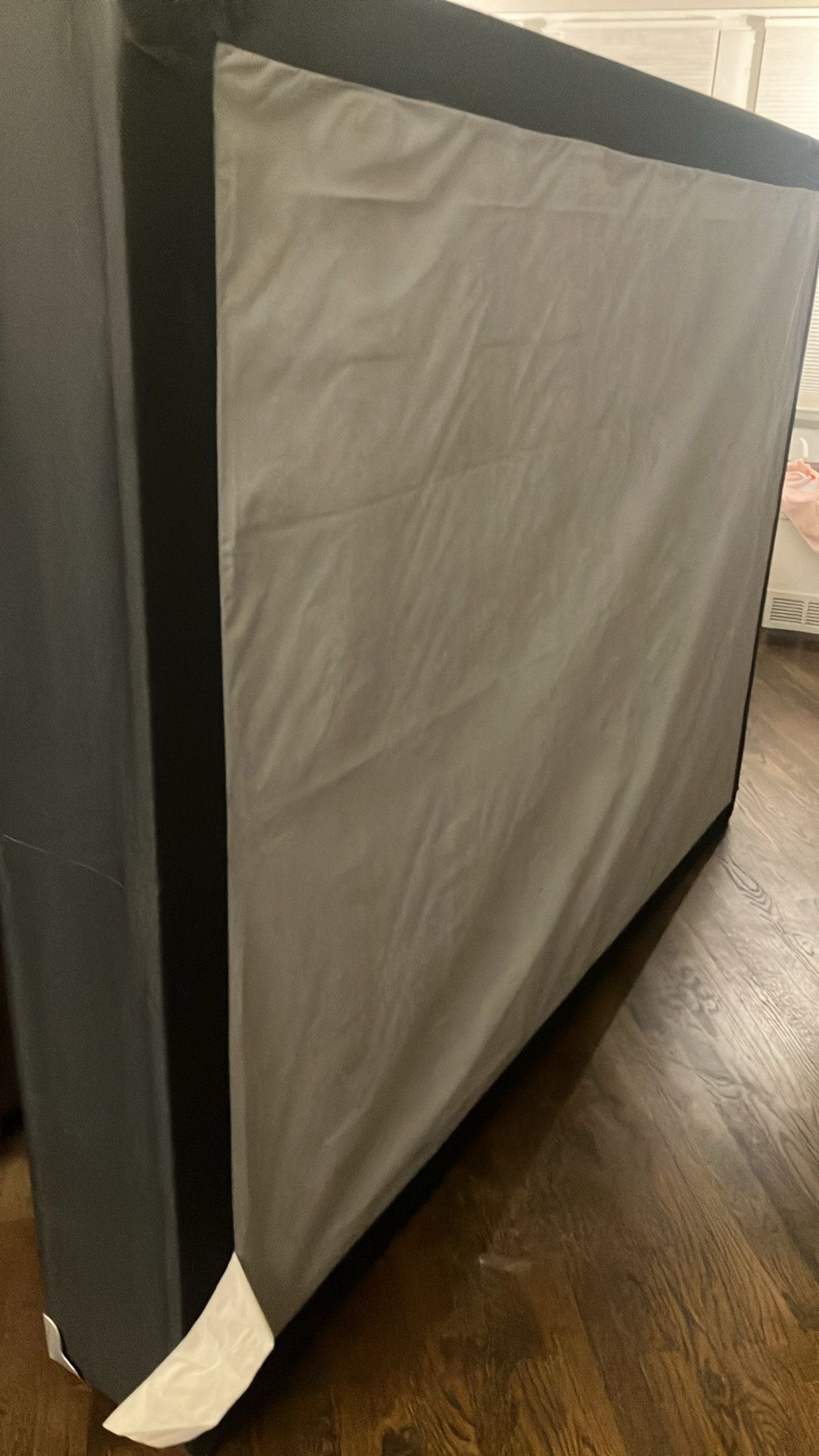 Box Spring Queen Size Black