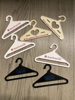 American Girl assorted hangers (7)