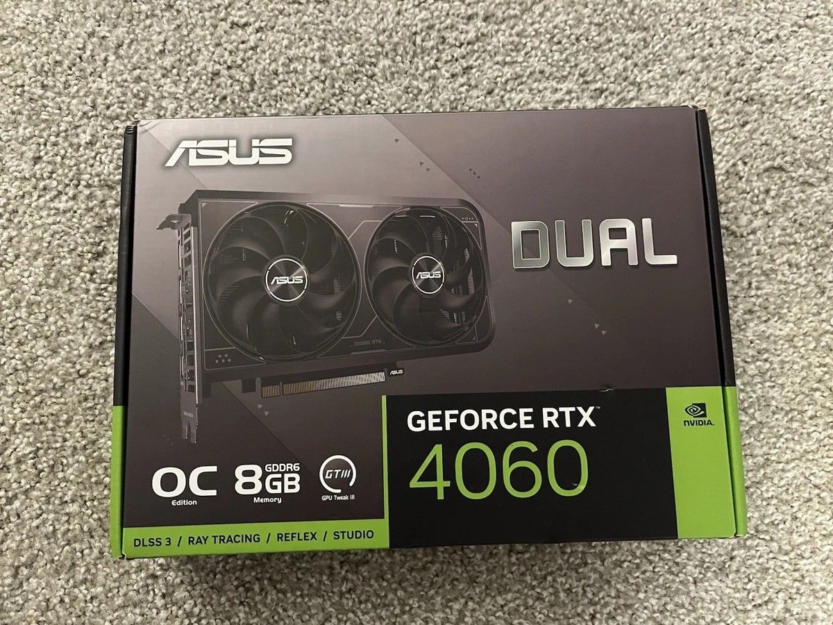 ASUS NVIDIA GeForce RTX 4060 Dual 8GB GDDR6 GPU