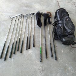 Ram Golf Bag And Clubs