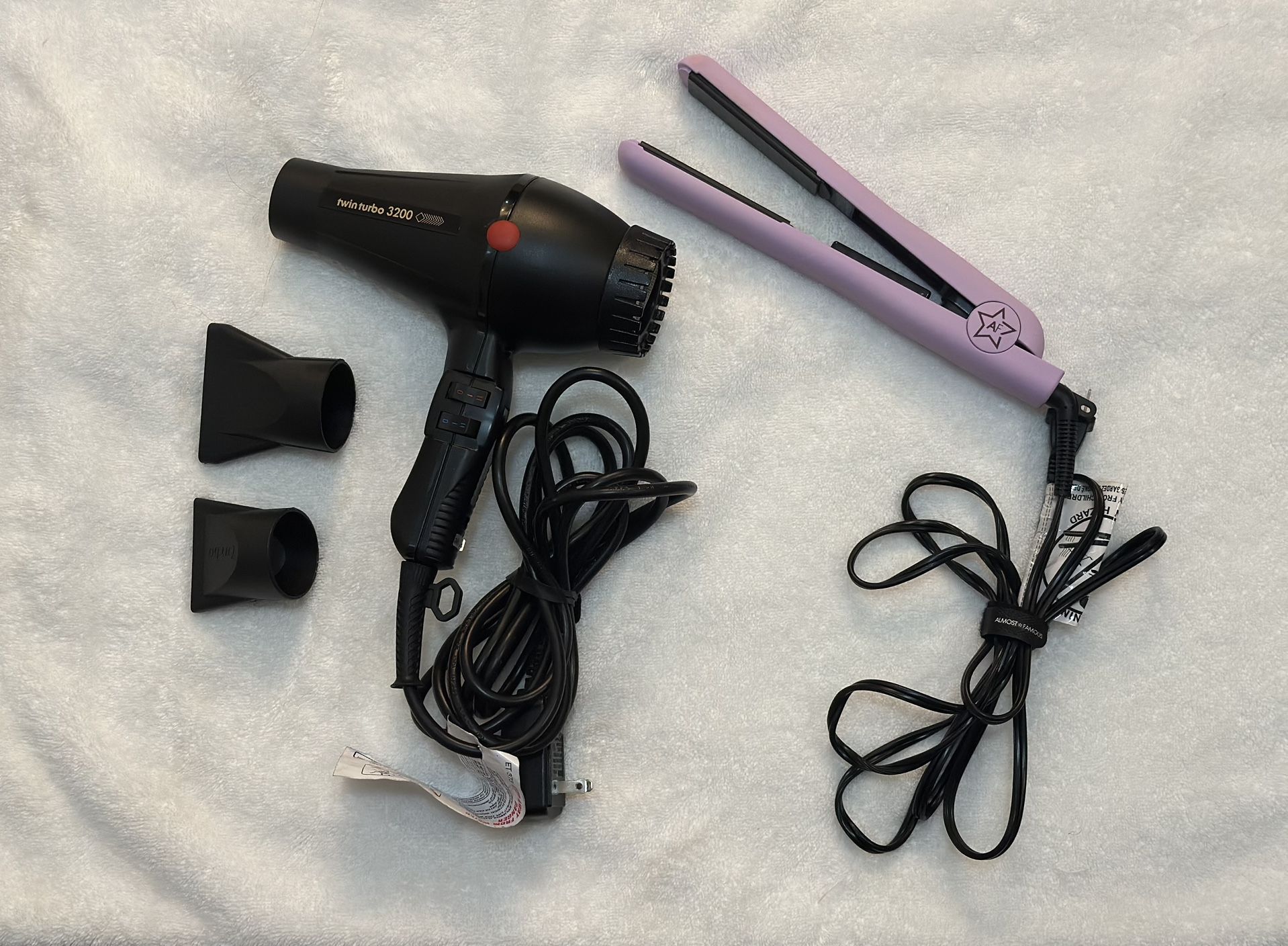 Turbo Power  Hair Dryer 3200, And Iron 