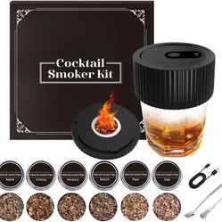 Electric Whiskey Smoker Kit with 6 Flavored Wood Chips