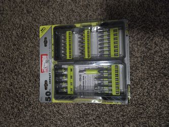 Brand new RYOBI 50-piece Impact Rated Bit Set – still sealed 🔒