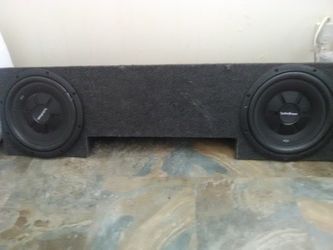 2 12 inch Rockford fosgates in a box
