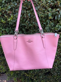 Coach pink tote