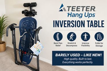 Teeter Hang Ups Inversion Table – Like New – Barely Used