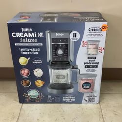 NINJA CREAMi XL DELUXE 11-IN-1 ICE CREAM & FROZEN TREAT MAKER.
