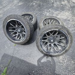 22" Rims And Tires $1,500 OBO