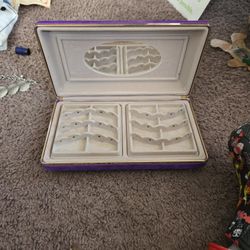Purple Velvet Jewelry Box