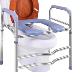 New! Deewow Raised Toilet Seat with Handles